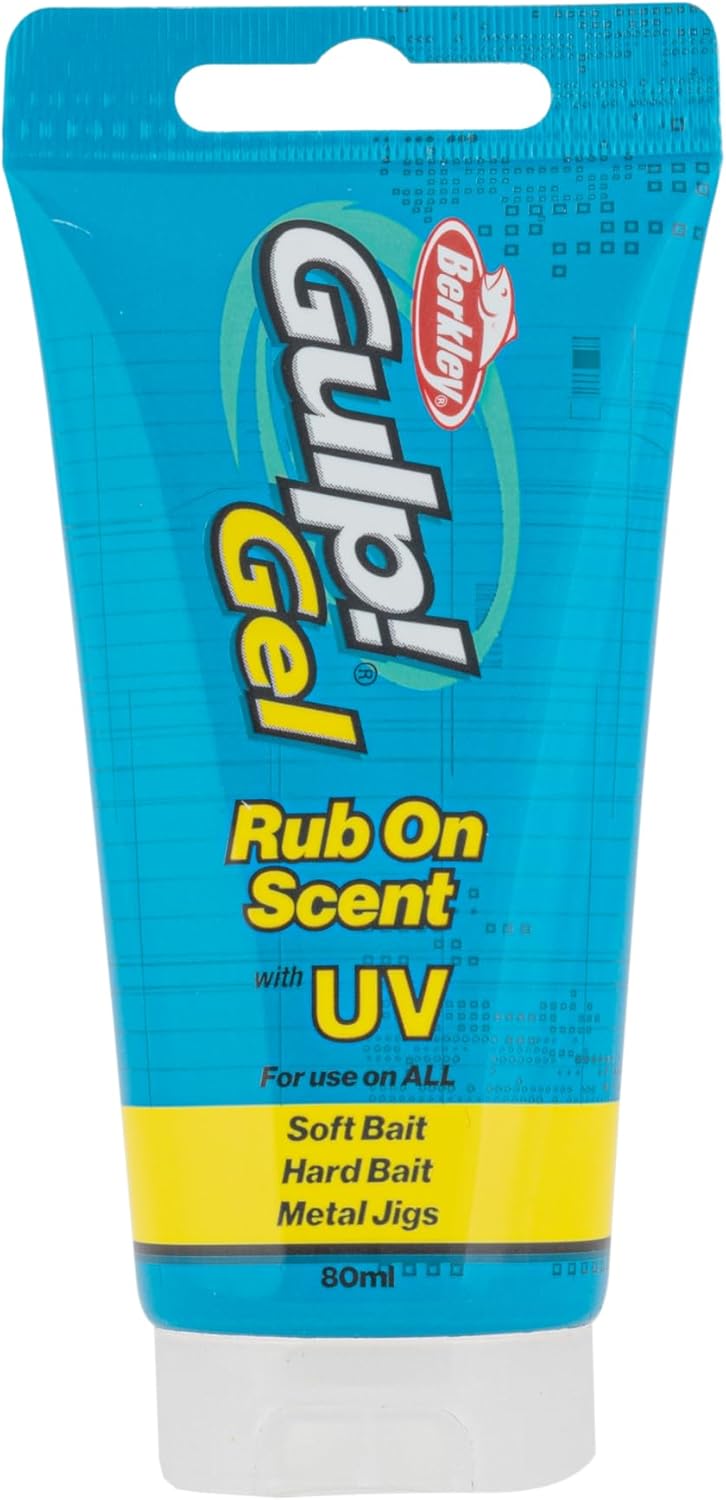 Berkley Gulp!® Gel Fishing Attractant – Improved Fragrance Formula for Soft Baits, Increases Catching Rate for Anglers, Hard Baits & Metal Baits – Long-Lasting Fish Triggering Gel Fragrance, 80 ml