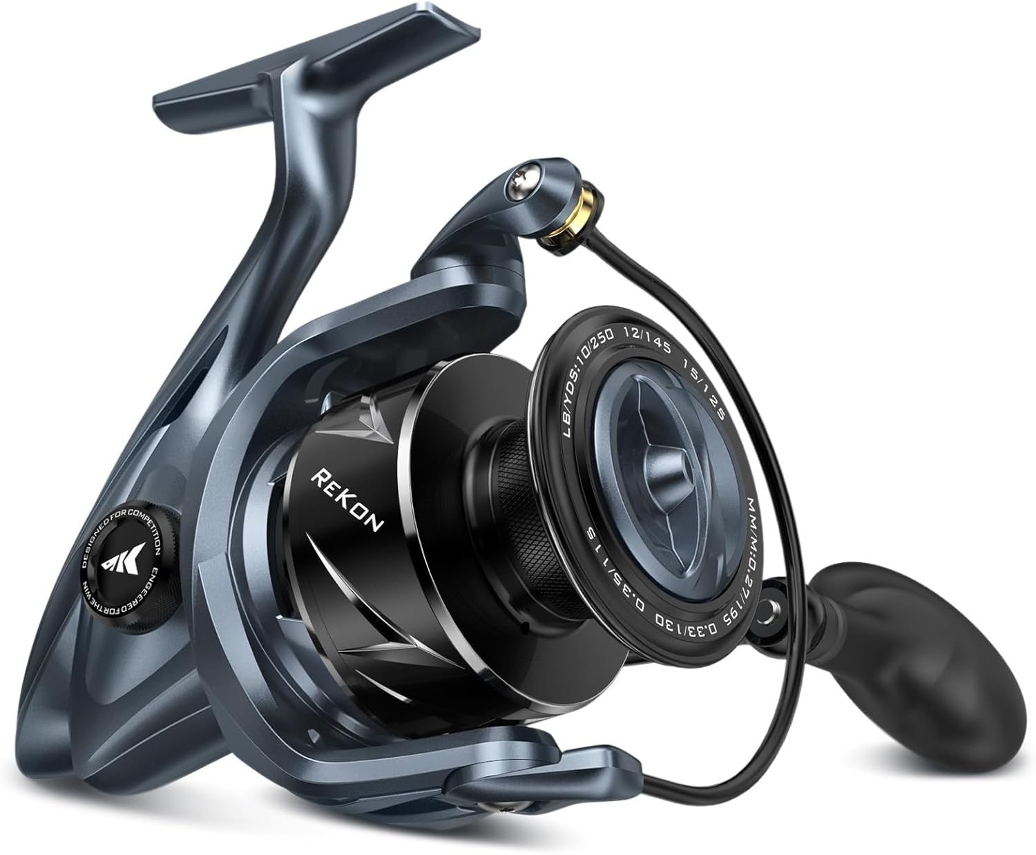 KastKing ReKon Saltwater Spinning Fishing Reel – Up to 55LBs Max Drag Big Game Fishing Reel – Innovative NyliTech Body- Water Resistant – MaxiDur 5+1+1 Corrosion-Resistance Bearing System
