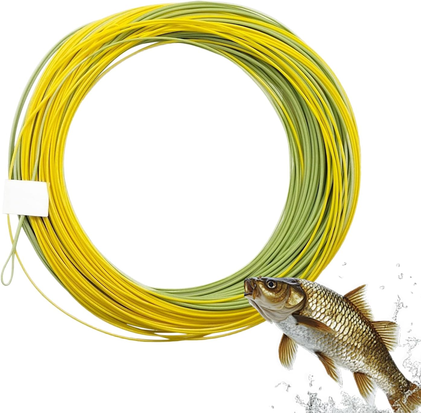 Fly Fishing Line, Lures Fish Lines, Tapered Floating Fly Fishing Wire for Saltwater Freshwater Competition Surfing Deep Sea Pond Boating Trout Catfish Bass