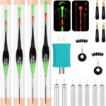 Fishing Floats, Set of 4 LED Floats, Fishing Float, Fishing Float, Fishing Float Set, Fishing Accessories, Floats Fishing Set, Floats Fishing with Gravity Sensing, Fishing Accessories, for