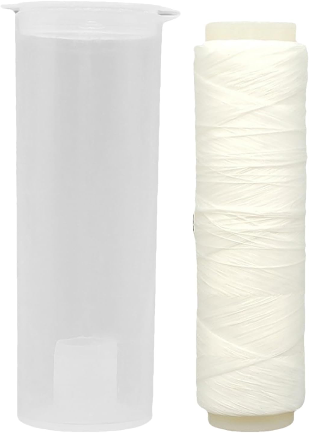 Transparente Schnur aus Nylon, klar zum Wickeln von Ködern | Elastisch für Forellen, Angelschnur für Karpfen, praktischer Köderhalter, langlebiges Zubehör