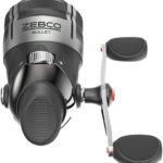 Zebco Bullet Spincast Fishing Reel, Durable All-Metal Construction, Solid-Brass Pinion Gear, Pre-Spooled with 10-Pound Zebco Fishing Line, Black