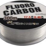 Fluorocarbon Angelschnur, 300 m, transparente Kohlefaser, stark, abriebfest, unsichtbar, für Meer, Karpfen, Forellen, Angelschnur für Salzwasser, Süßwasser