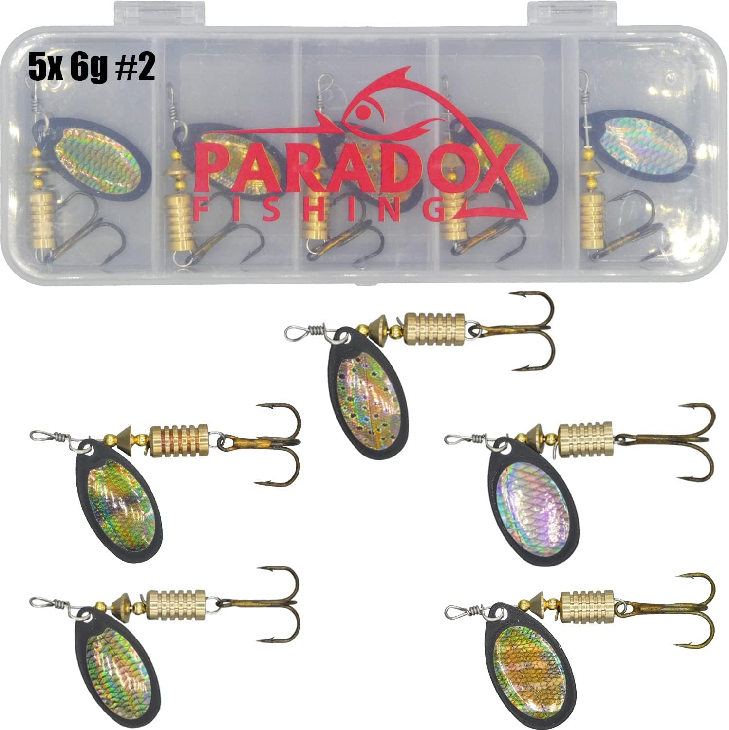 Spinner Sets 6g/8g I Sizes #2/#3 I Spinner Fishing Lure Blinker Fishing Bass Bait Fishing Lure Fishing Accessories Set