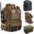 Goture Fishing Backpack with 4 Bait Box, 45 Litre Fishing Accessories Backpack with Two Rod Holders and Rain Cover, 900D Oxford Fabric, Water-Repellent Fishing Tackle Bag with Adjustable Compartment